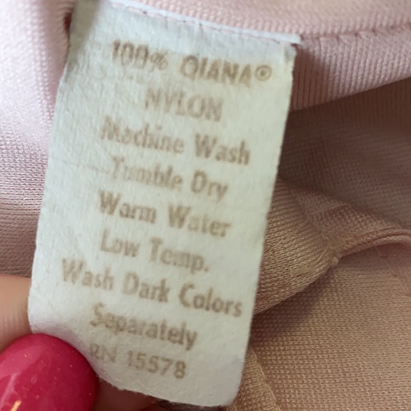 Vintage Schrader Sport Dress w/ belt in pale pink - Picture 4 of 7